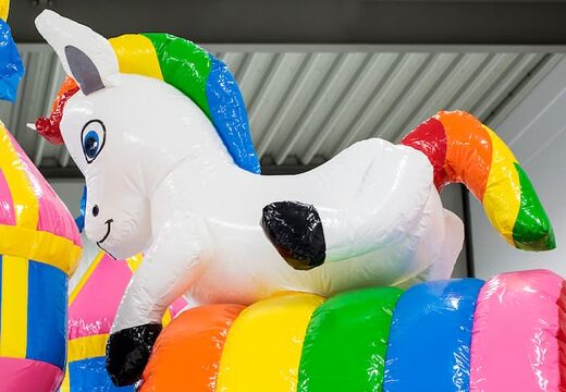 Koop medium opblaasbare fairy wonderland luchtkussen met glijbaan voor kinderen. Bestel opblaasbare luchtkussens online at JB Inflatables Nederland 