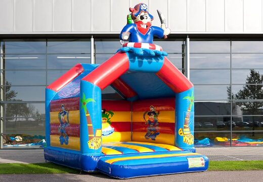 Standaard piraat springkastelen met een 3D object aan de bovenkant kopen voor kinderen. Bestel springkastelen online bij JB Inflatables Nederland