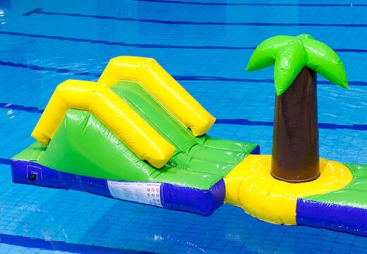 Opblaasbare waterstormbaan huren in hawaï thema voor kinderen