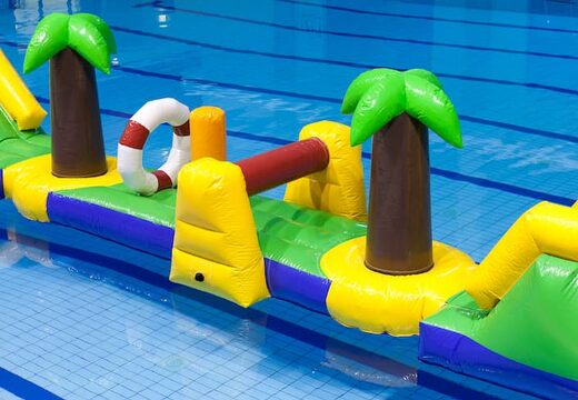 Opblaasbare waterstormbaan huren in hawaï thema voor kinderen