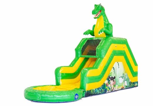Overdekt opblaasbaar multiplay luchtkussen bestellen in thema dino voor kids bij JB Inflatables Nederland. Koop luchtkussen online bij JB Inflatables Nederland