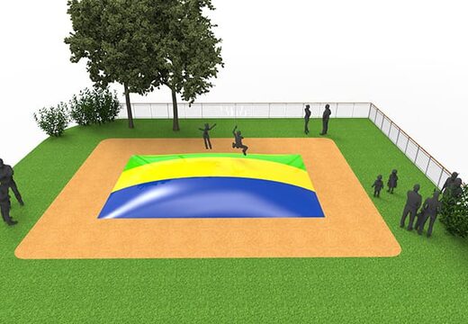 Haal uw groen -geel -blauwe opblaasbare springberg online. Koop opblaasbare springbergen nu bij JB Inflatables Nederland