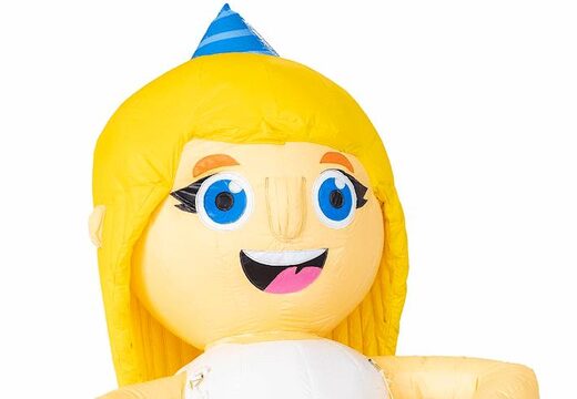 opblaasbare sarah kind uit taart bestellen