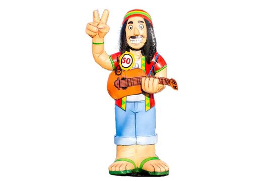 Abraham hippie opblaasbare pop kopen