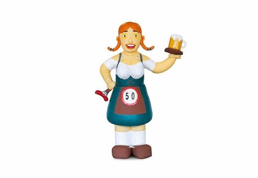 Opblaasbare sarah oktoberfest pop kopen als blikvanger of verjaardag
