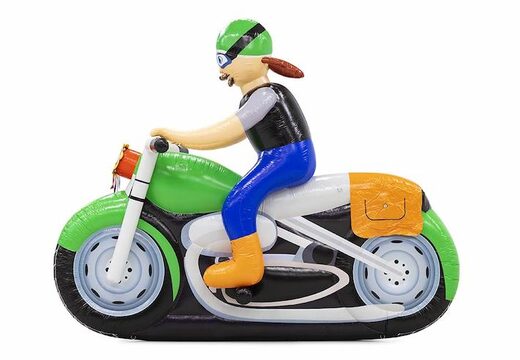 opblaasbare abraham pop op groene motor die extra groot is kopen