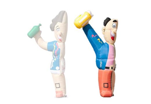 Opblaasbare abraham pop feestend half te koop voor verjaardagen