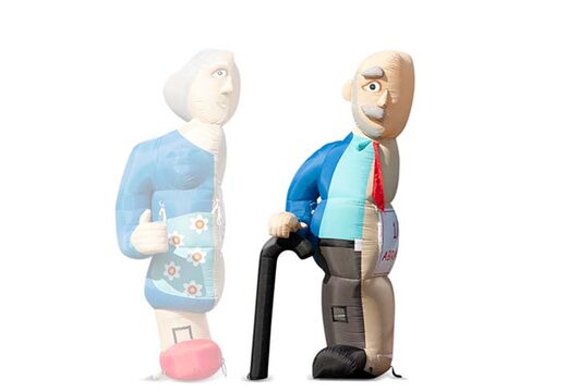 Opblaasbare Abraham origineel half kopen als blikvanger voor verjaardagen