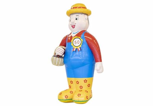 Opblaasbare Sarah pop boerin in de tuin blikvanger bestellen voor 50 verjaardag vrouw feest jubileum bij JB Inflatables