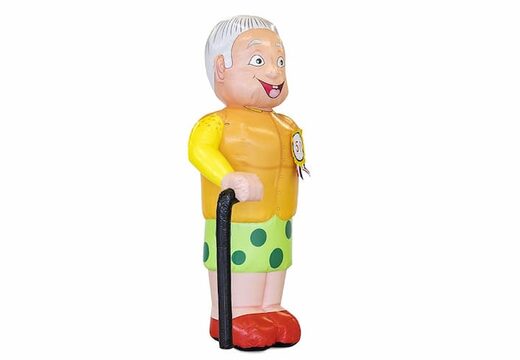 Opblaasbare Sarah pop getint blikvanger te koop voor 50 verjaardag jubilaris feest bij JB Inflatables