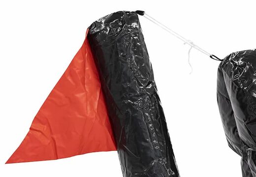 Opblaasbare Sarah pop blikvanger scootmobiel kopen voor verjaardag 50 jubilaris bij JB Inflatables