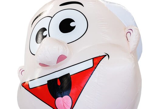 Opblaasbare abraham pop zittend op een biervat met een pul bier in zijn hand te koop