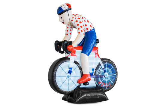 Opblaas Abraham pop wielrenner te koop