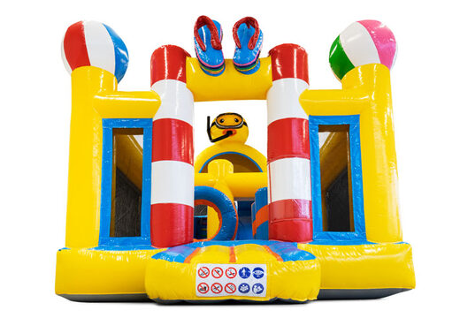 Koop Rubber Duck 4 in 1 glijbaan voor uw kinderen. Bestel opblaasbare glijbanen nu online bij JB Inflatables Nederland