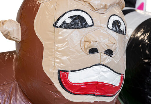 Opblaasbare Mini Multiplay springkasteel in thema Jungle te koop voor kinderen. Bestel nu opblaasbare springkastelen bij JB Inflatables Nederland