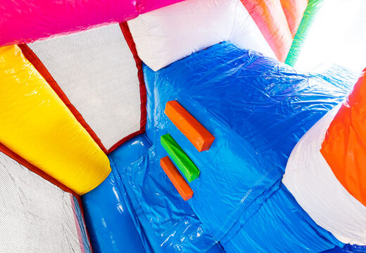 Koop opblaasbare Mini Multiplay Flamingo springkussen voor uw kids. Opblaasbare springkussens bestellen bij JB Inflatables Nederland