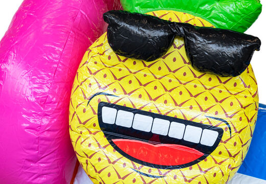 Koop opblaasbare Mini Multiplay springkasteel in thema Flamingo voor kinderen. Opblaasbare springkastelen te koop bij JB Inflatables Nederland