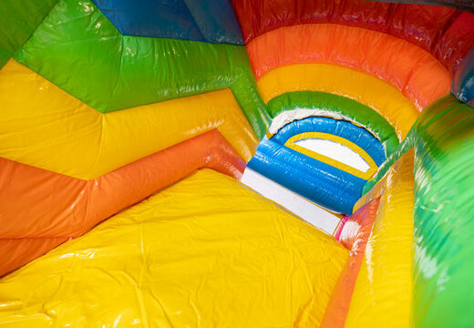 Mini Multiplay opblaasbare luchtkussen te koop in Unicorn thema voor uw kids. Bestel opblaasbare luchtkussens bij JB Inflatables Nederland