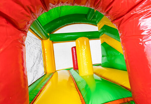 Inflatable multi box springkasteel dino te koop