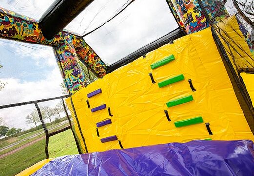 Obstakels op freestyle run baan