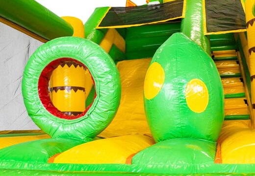 Hindernissen op springkasteel van JB Inflatables