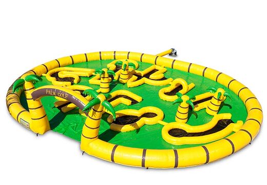 Golf spel met palmboom thema