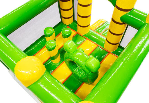 Springbox in dino thema koppelbaar aan Multiplay glijbaan