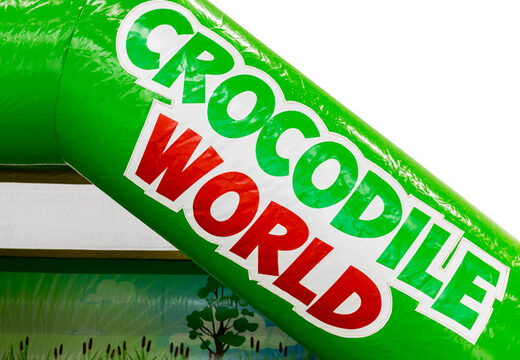 Springkussen thema Krokodil met geschreven illustratie online bestellen