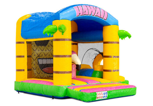 Overdekte springkussen bouncy box hawaii te koop bij JB in Meppel